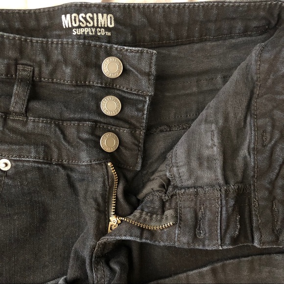 Mossimo Black Denim Shorts Size 6 - Picture 5 of 10